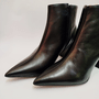 Bota Feminina Amanda Arez Couro Preto