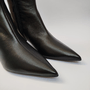 Bota Feminina Amanda Arez Couro Preto