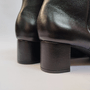 Bota Feminina Amanda Arez Couro Preto