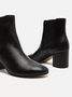 Bota Feminina Arezzo Couro Preto