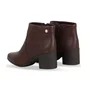 Bota Feminina Bottero Cano Baixo Marrom Wood