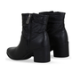 Bota Feminina Bottero Couro Cano Baixo Preto