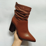 Bota Feminina Bottero Couro Conhaque