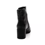 Bota Feminina Bottero Couro Zíper Preto