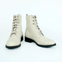 Bota Feminina Lizi e Lizi Couro Off White