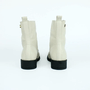 Bota Feminina Lizi e Lizi Couro Off White