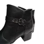 Bota Feminina Pegada Cano Baixo Preto