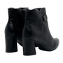 Bota Feminina Piccadilly Salto Bloco Medio Preto