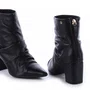Bota Feminina Solis Brasil Drapeado Preto