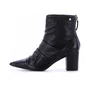 Bota Feminina Solis Brasil Drapeado Preto