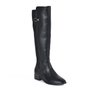 Bota Feminina Via Marte Cano Alto Preto
