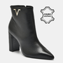 Bota Feminina Via Marte V Couro Atenas Preto Bota Feminina Via Marte V Couro Atenas Preto