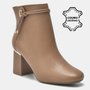 Bota Feminino Via Marte Couro Areia