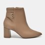 Bota Feminino Via Marte Couro Noz Moscada