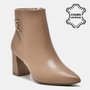 Bota Feminino Via Marte Couro Noz Moscada