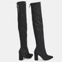 Bota Feminino Via Marte Over Suede Preto