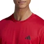 Camiseta Masculina Adidas Essencial Base Vermelho