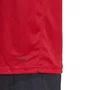 Camiseta Masculina Adidas Essencial Base Vermelho