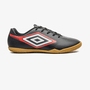 Chuteira Futsal Masculina Umbro Cannon Preto Vermelho