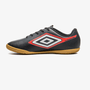Chuteira Futsal Masculina Umbro Cannon Preto Vermelho