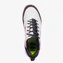 Chuteira Futsal Umbro Pro 5 Bump Branco Preto e Rosa 