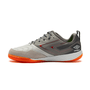 Chuteira Futsal Umbro Pro 5 Bump Cinza e Laranja