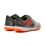 Chuteira Futsal Umbro Pro 5 Bump Cinza e Laranja