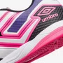 Chuteira Futsal Umbro Pro 5 Bump Club Branco e Pink