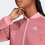 Conjunto Feminino Adidas Stripes Rosa e Bordô