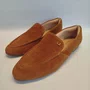 Loafer Feminino Lizi e Lizi Camurça Caramelo 