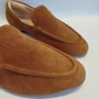 Loafer Feminino Lizi e Lizi Camurça Caramelo 