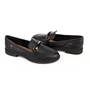 Mocassim Dakota Couro Preto