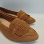 Mocassim Feminino Bottero Couro Camurça Castanho