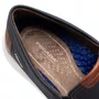 Mocassim Masculino Pegada Navale Azul e Conhaque