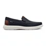 Mocassim Masculino Pegada Navale Azul e Conhaque