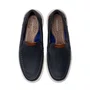 Mocassim Masculino Pegada Navale Azul e Conhaque