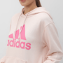 Moletom Feminino Adidas Com Capuz Rosa