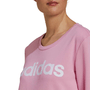 Moletom Feminino Adidas Logo Rosa