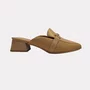 Mule Feminina Piccadilly Salto Nude Claro