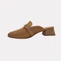Mule Feminina Piccadilly Salto Nude Claro