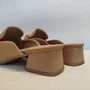 Mule Feminina Piccadilly Salto Nude Claro
