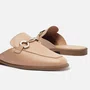 Mule Feminino Arezzo Couro Nude