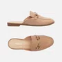 Mule Feminino Arezzo Couro Nude