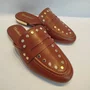 Mule Feminino Santinelli Tachas Caramelo