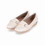 Piccadilly Maxi - Sapato Fernanda Salto Baixo Off White