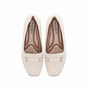 Piccadilly Maxi - Sapato Fernanda Salto Baixo Off White