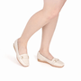 Piccadilly Maxi - Sapato Fernanda Salto Baixo Off White