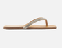 Rasteira Feminina Arezzo Nude Strass