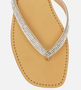 Rasteira Feminina Arezzo Nude Strass
