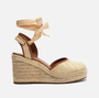 Sandália Feminina Arezzo Espadrille Bege Multicor
